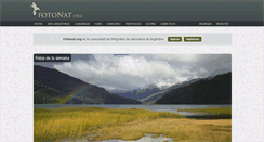 Desktop Screenshot of fotonat.org